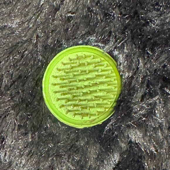 Green Metal Floral Frog Round Pin Holder For Ikebana & Floral Arrangements Set 2 - Picture 3 of 6